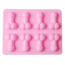 Candles Dick Ice Tray Sexy Penis Cube Cake Mold Silicone Candle Moulds Sugar Dropshipping Craft Tools Chocolate ice cube