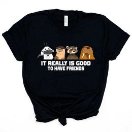 Women's T-Shirt Lylla Rocket Teefs Floor T-shirt Galaxy Guardian Inspiration T-shirt Raccoon Rocket Shirt Cute Friend Matching T-shirt GoTG3 TopL2405