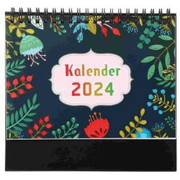 Calendar Office Decor German Desktop Calendar Planner Standing Calendar Office Supplies