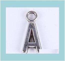 Jewellery Findings Components Jewellery Fashion Antique SierCopper Plated Metal Alloy Selling AZ Alphabet Letter A Charms Floating7268530