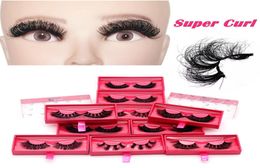 Mink Lashes Natural Curl Fluffy Dramatic False Eyelash 2025mm 100 Real Mink Hair Handmade Eyelashes Wispy Long Thick Full Volume3749501