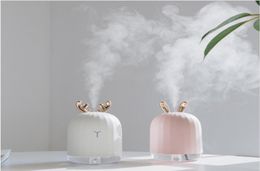 New Design Ultrasonic Air Humidifier 220ML Aroma Essential Oil Diffuser for Home Car USB Fogger Mist Maker with LED Night Lamp Oil3916947
