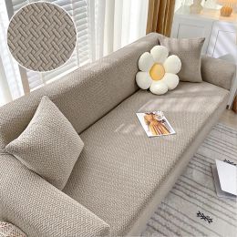 Linens Polar Fleece Fabric Sofa cover 1/2/3/4 seater thick Slipcover couch sofacovers stretch elastic cheap sofa covers Towel wrap