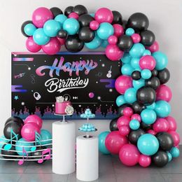 Party Decoration 80pcs Balloon Wreath Arch Kit Year Anniversary Graduation Supplies