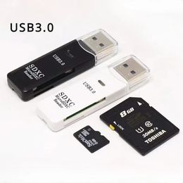 NEW 2 IN 1 Card Reader USB 3.0 Micro SD TF Card Memory Reader High Speed Multi-card Writer Adapter Flash Drive Laptop Accessories