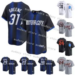 New arrival 2024 City Connect Tigers Jersey Matt Vierling Javier Baez Jake Rogers Riley Greene Spencer Torkelson Carson Kelly Meadows Zach McKinstry Jerseys