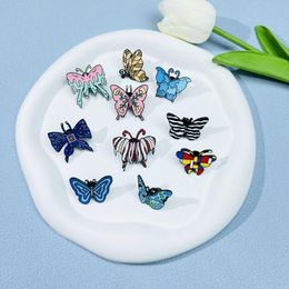 butterfly insects pin baby girl childhood comic enamel pins Cute Anime Movies Games Hard Enamel Pins Collect Cartoon Brooch Backpack Hat Bag Collar Lapel Badges