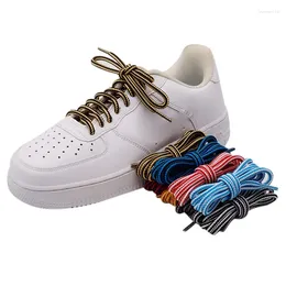 Shoe Parts Coolstring 5MM Two Colours Match Round Type Rope Sneaker Canvas Casual Shoes Easy Tape Durable Anti-Fading&Corrosion High Quality