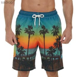 Men's Swimwear Mens summer board shorts 3D printed beach shorts Womens swimsuit 2023 new swimsuit Dry beach volleyball sports gym shorts XW