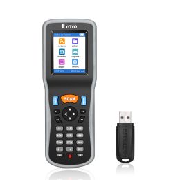 Scanners Eyoyo 1d Wireless Barcode Scanner, Handheld Data Collector Inventory Counter 2.2" Tft Color Screen Portable Bar Code Reader