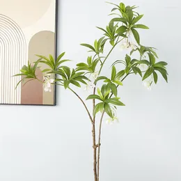 Decorative Flowers Simulated Ficus Religiosa Chinese Style Minimalist Flower Arrangement Home Decor Artificial Elegant Fake Plants Pieris