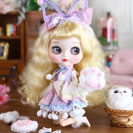 ICY DBS Blyth doll 16 30cm Plumpy Matte Face Various styles Nude doll or full set with ABhands special deal for girl gift toy 240507