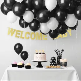 Party Decoration 47pcs Set 32 8ft Silver Aluminium Foil For Birthday Streamers Decorations Latex Balloon Hanging Swirls