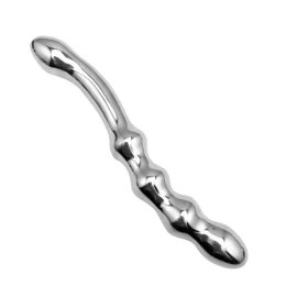 Toys Stainless Steel Double Large Metal Fake Dildo G Spot Anal Beads Plug Pspot Prostate Massager Stick Vaginal Sex Toy for Woman