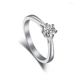 Cluster Rings S925sterlingsilver Ringforcross-border Selling Women With Exquisite And Classic Simulation Diamonds Inlaid Zircon Stones