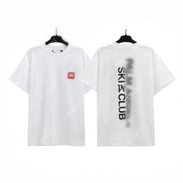Palm PA Harajuku 24SS Summer Letter Printing Logo SKI T Shirt Boyfriend Gift Loose Oversized Hip Hop Unisex Short Sleeve Lovers Style Tees Angels 2272 CPX