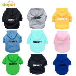 Houses Pet Cat Clothes Security Cat Coats Jacket Hoodies For Cats Outfit sweater Pet Clothing Pet Costume Rabbit Dogs Clothing for cats