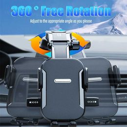 Cell Phone Mounts Holders Car Phone Holder 360 Car Windshield Mobile Support Auto Cell phone Universal Mount Stand For iPhone 15 14 13 11 Huawei