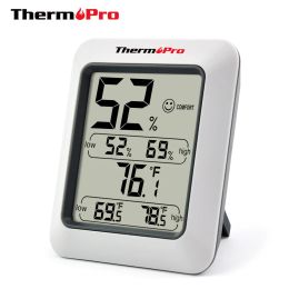 Gauges Thermopro TP50 Digital Thermometer Hygrometer Indoor Electronic Environmental Room Thermometer Weather Station For Home