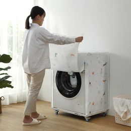 Covers Automatic Washing Machine Cover Waterproof Sunproof Dustproof Front Loading Top Load Washing Machine Protector Household Items