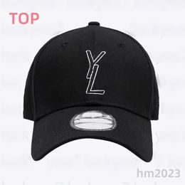 Fashion Designer hat Logo Y High Quality Solid color embroidery letter caps Sports temperament match style ball hat mens women baseball cap