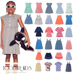 2024 Wyn Spring Summer Girls Dress Kids Slip Dress ärmlös klänningflickan kjol i lager gratis porto 240507