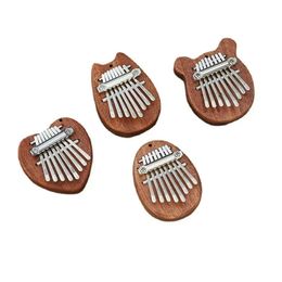 NEW 8 Key Kalimba Music Instrument Mini Musical Keyboard Thumb Piano Wooden Gifts Acrylic Cute Small Wearable Child Gift Sports