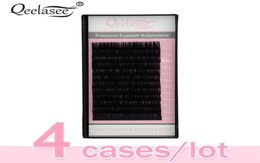 4 Cases 007 Russian Volume Eyelash Extension Individual Lashes Extention Mixed Lengths for Artist Training 2206019840373