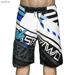 Men's Swimwear Mens board short plus size quick drying swimming trunk Bermuda diving and surfing shorts de bain homme Bermuda beach surfing pants swimsuit XW