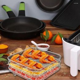 Double Boilers Air Fryer Accessories Basket Rack Baking Tray Oven Stainless Steel Qt Silicone Grill Pan Replacement Egg Disposable Paper