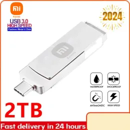 Drives Formi 2 In 1 USB 3.0 Flash Drives TypeC Pen Drive 2TB Memory Stick 128GB 256G 512G High Speed Pendrive For Phone/Tablets/PC