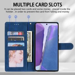 Cell Phone Cases Wallet Skin-friendly Magnetic Flip With Card Slot Photo Frame Leather Case For Galaxy Note 20 Ultra 10 Lite 10 Plus 9