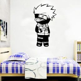 Stickers Japanese comics Hatake Kakashi Fighter Wall Decal Cartoon Anime vinyl sticker home decoration Art Kids Room E553