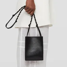 Totes Simple Fashion Square Women Shoulder Bag Retro Style Casual Mini Brand Design Braided Tape Crossbody