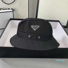 Travel Bucket Hat Luxury Black String Adjustable Wide Brim Hats Casual Outdoor Men's Caps