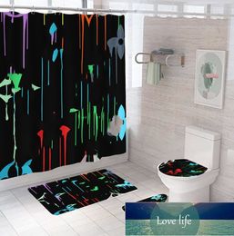 All-match Fashion Brand Series Digital Printing Polyester Waterproof and Mildew-Proof Shower Curtain Factory Wholesale