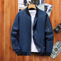 Men's Jackets Mens Plus Size Baseball Casual Autumn Slim Fit Military Coats Brand Sportswear Bomber Jacket