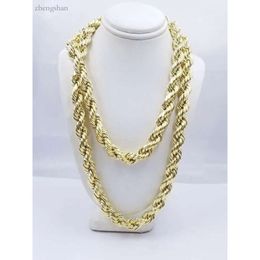 10k Yellow Rope Chain Necklace 20"-30" Men Women 4mm-10mm Real Gold Plated 2354