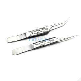 Eyelashes 0.4mm Fue Hair Transplant Forceps tweezer Clip for hair implant FUE beard eyelash implanter tweezer