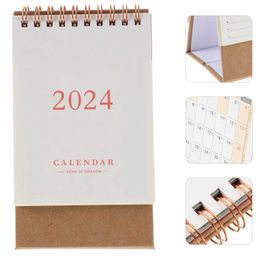 Calendar 2024 Office Desk Decor Office Decor Ornament Stand Up Flip Calendar Decor Office Decor