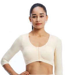 Posture Corrector Underwear for Women Post Arm Slimmer Shapewear Long Sleeve Upper Arm Shaper Compression Garment 240418