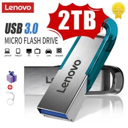 Adapter Lenovo 2TB 1TB USB 3.0 Flash Drives 512GB High Speed Pendrive 256GB USB Drive 128GB Memoria USB Flash Disc For Computer Laptops