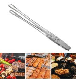 Accessories Stainless steel food tongs long handle nonslip barbecue tongs steak tongs kitchen cooking tool accessories BBQ Cooking Tongs