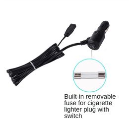 12V 24V DC Plug Car Cigarette Lighter Charger Power Cable Cord Lead for Car Monitor / Camera 2M