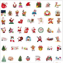 Car Stickers Christmas Holiday Diy Sticker Lot Posters Iti Skateboard Snowboard Laptop Lage Motorcycle Bike Home Decal Gifts For Kids Dhrco