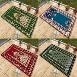 Carpets Home Ethnic Wind Worship Carpet Kneeling Mat Hui Prayer Arab Wear-resistant