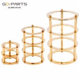 Amplifier Chrome/Gold Plated Brass Vacuum Tube Guard Protector for EL34 300B 12AX7 6V6 6L6 Hifi Vintage AUDIO Amplifier DIY