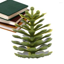 Decorative Flowers Pine Cones Decorations Green Artificial Flower Cone Branch Christmas Tree Ornament Packaging Home DIY Wreath