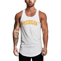 Men's Tank Tops Summer Mesh Singlet Men Lightweight Breathable Cool Bodybuilding Tank Top Workout T-shirts Y240507