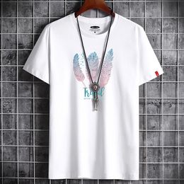 Mens Womens Designer T Shirts Leaf Printed Fashion Man T-shirt Top Quality Cotton Casual Tees Short Sleeve Luxury Hip Hop Streetwear Tshirts Summer Slim Crew Neck Tops